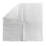 MedPride Disposable Dry Washcloths Air Laid Quarter Fold, 11" x 12" - 50/Pack, Case of 16 (800 Count)