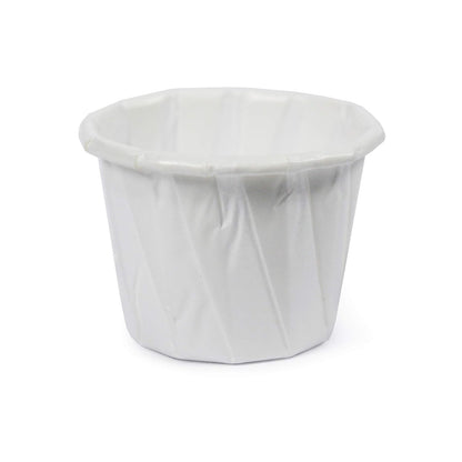 MedPride Disposable Paper Souffle Medicine Cups 0.75 oz 250 Cups/Box, Case of 20 (5000 Count)