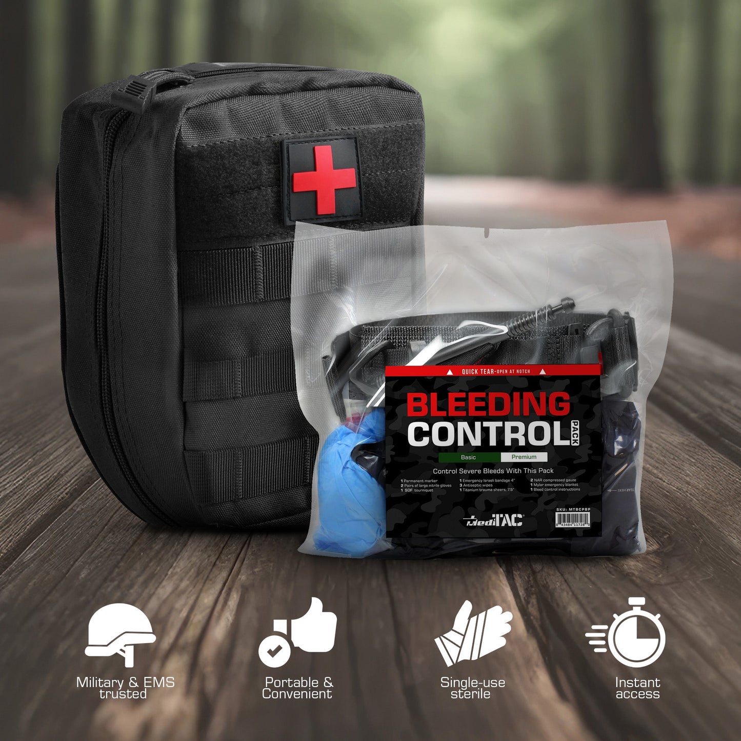 Premium Bleeding Control Pack – Emergency Trauma Kit