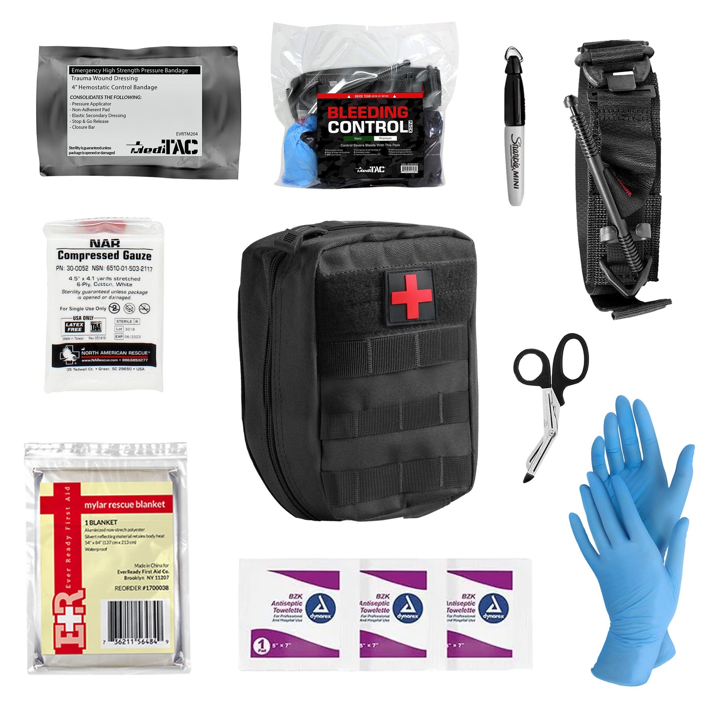 Premium Bleeding Control Pack – Emergency Trauma Kit