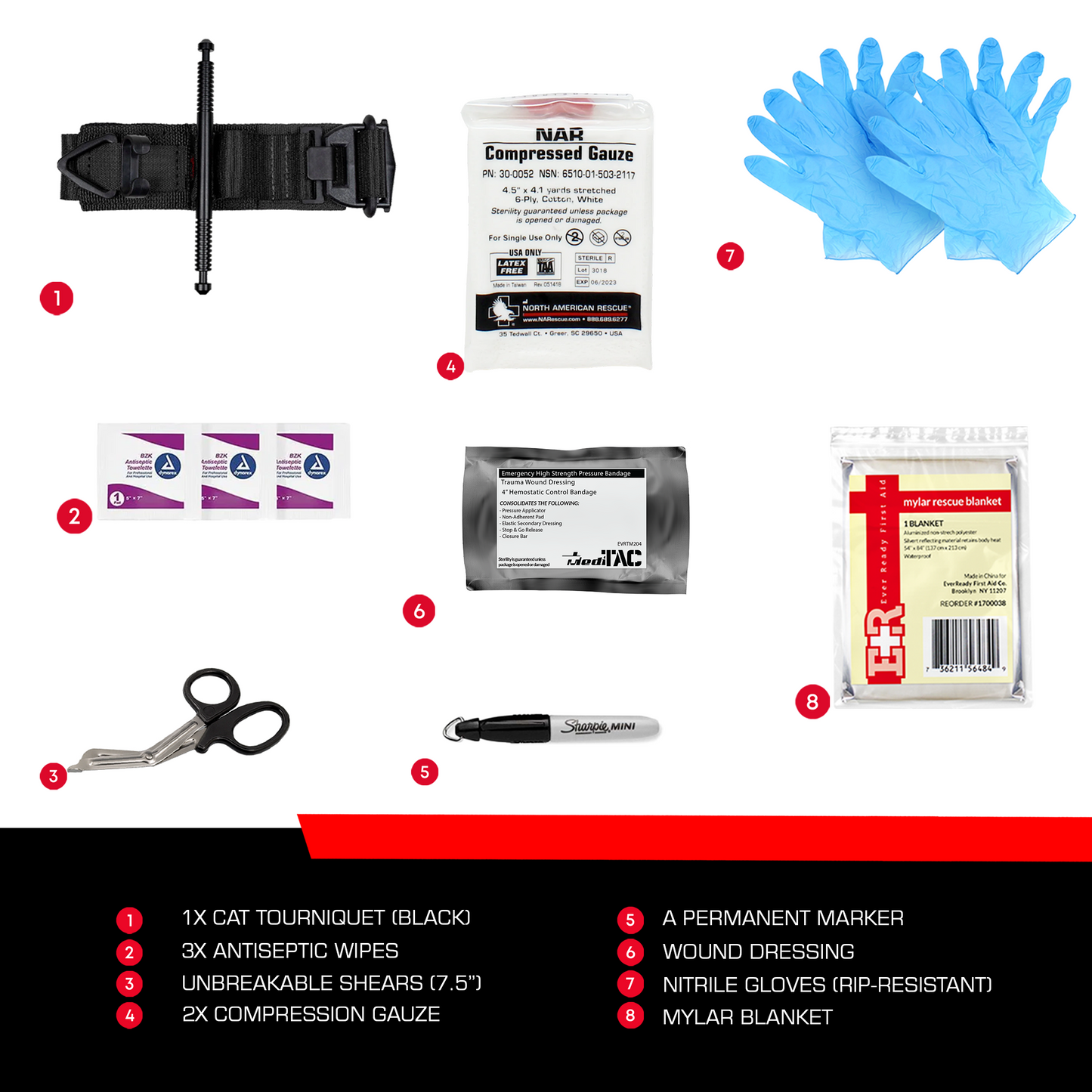 Premium Bleeding Control Pack – Emergency Trauma Kit