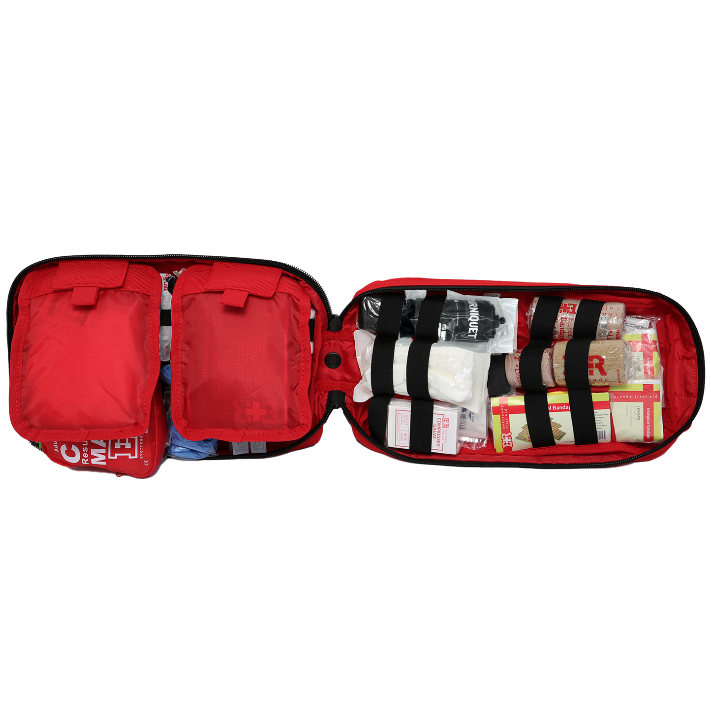 Rip-Away Fully Stocked Tactical Trauma Kit - Chest Seals, Tourniquet, & Bleeding Control