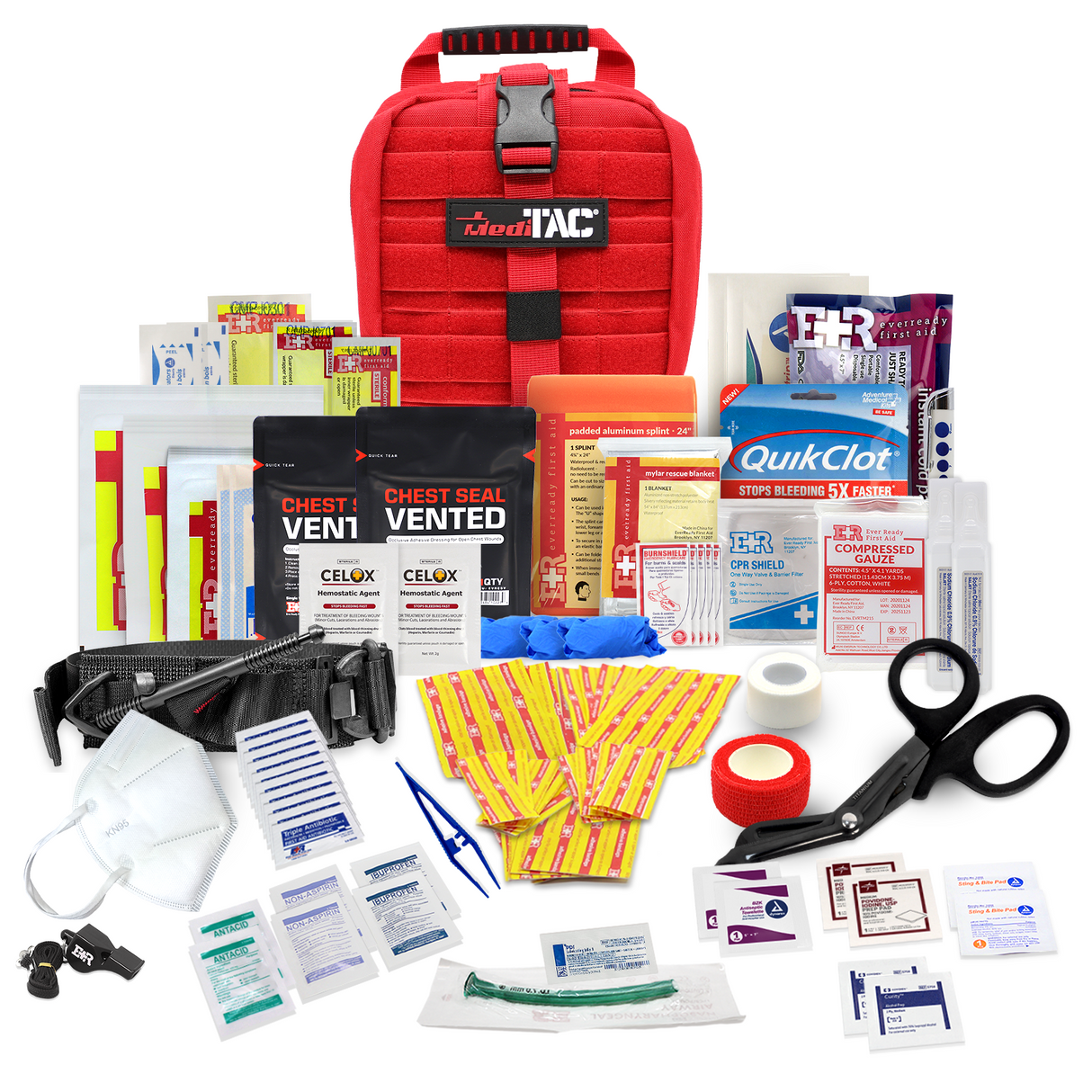 Small Rip-Away Owl Type Full Tactical Trauma Kit