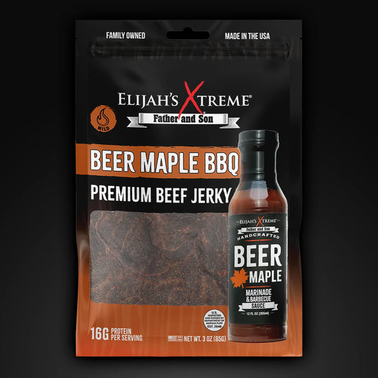 Beer Maple BBQ Beef Jerky