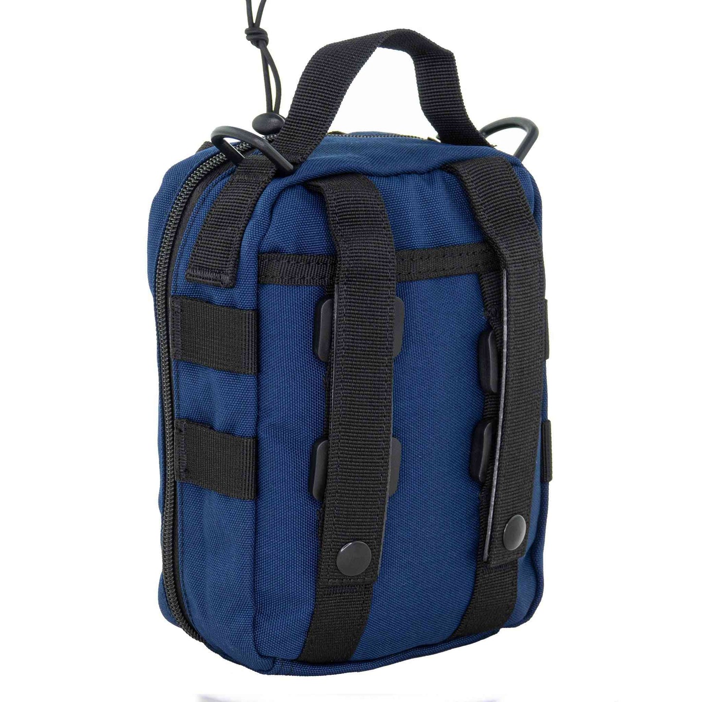 LINE2design MOLLE Pouch, Emergency Medical, Trauma Bag, Gunshot Bag for First Aid (IFAK), Utility Pouch, includes USA Patch - Navy