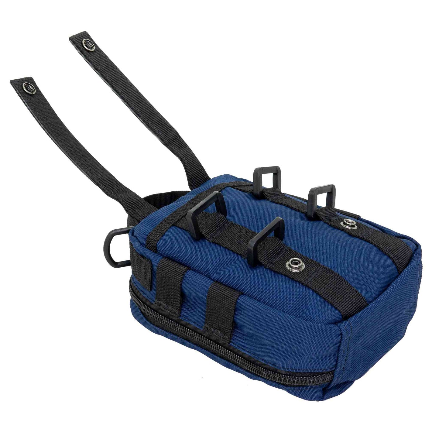LINE2design MOLLE Pouch, Emergency Medical, Trauma Bag, Gunshot Bag for First Aid (IFAK), Utility Pouch, includes USA Patch - Navy
