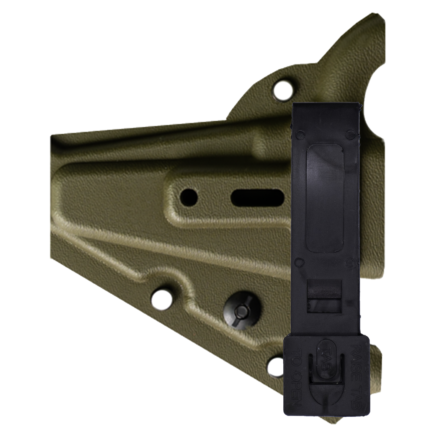 Olive Drab PRO/V2/ECO Shear Kydex Holder with Adjustable Retention | ONE SHEAR®
