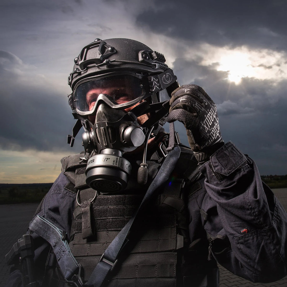 P-CAN® Compact CBRN Filter: Advanced Respiratory Protection Against Riot Control Agents
