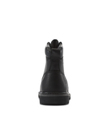 Kiwi Premium Black Action Leather 6" Steel Toe Waterproof Cap-Toe Work Boots [P69004]