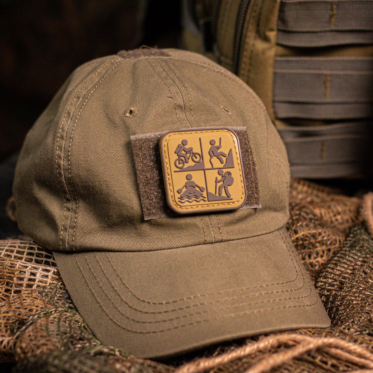 Adventure Sports Patch: Desert Tan