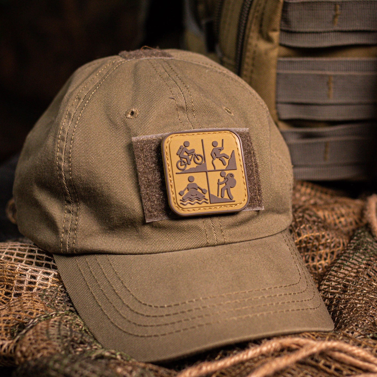 Adventure Sports Patch: Desert Tan