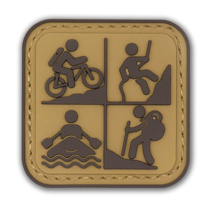 Adventure Sports Patch: Desert Tan