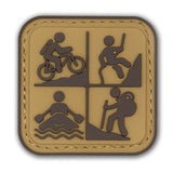 Bow Hunter Patch: Desert Tan