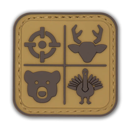 Survival Compass Patch: Orange