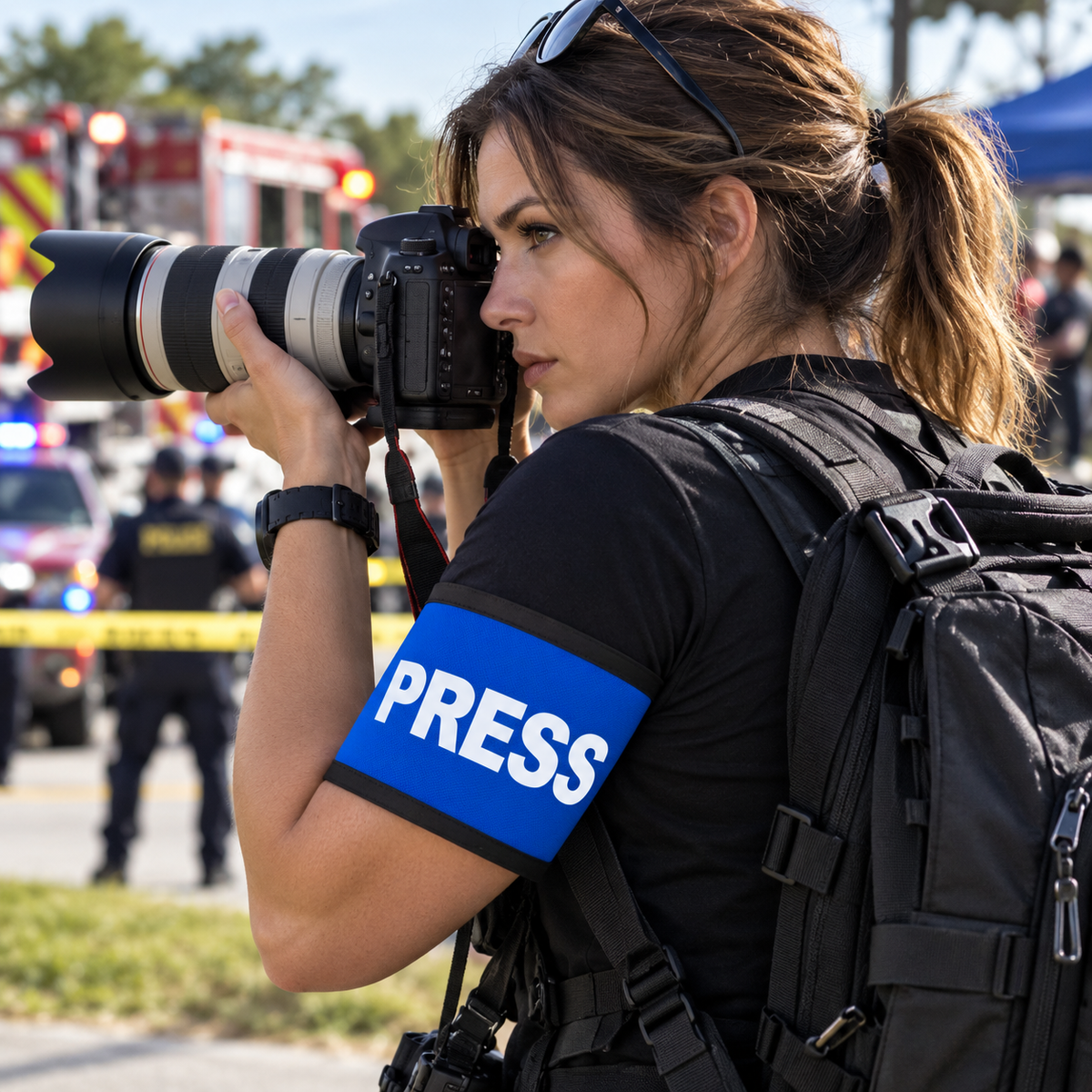 PRESS reflective armband