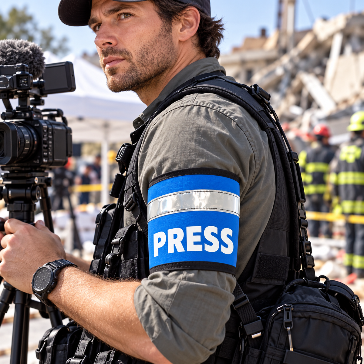 PRESS reflective armband