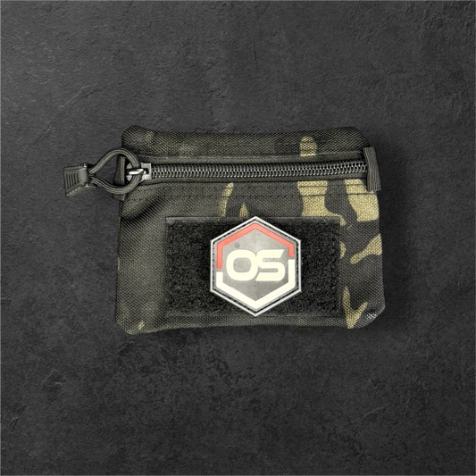Black Multi-Cam Tact-Pouch with OS PVC Patch