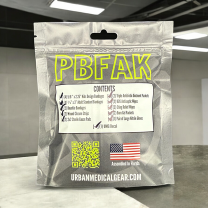 PBFAK Ouch Pouch | Personal Bandage First Aid Kit