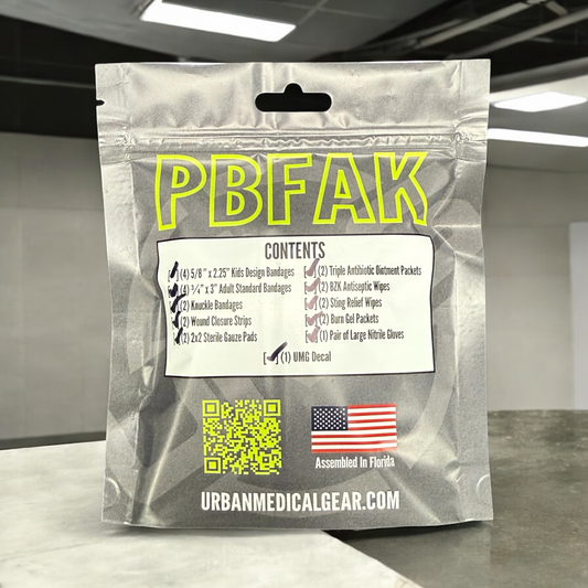 PBFAK Ouch Pouch | Personal Bandage First Aid Kit