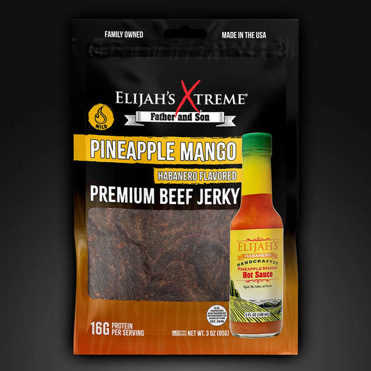 Pineapple-Mango Habanero Beef Jerky