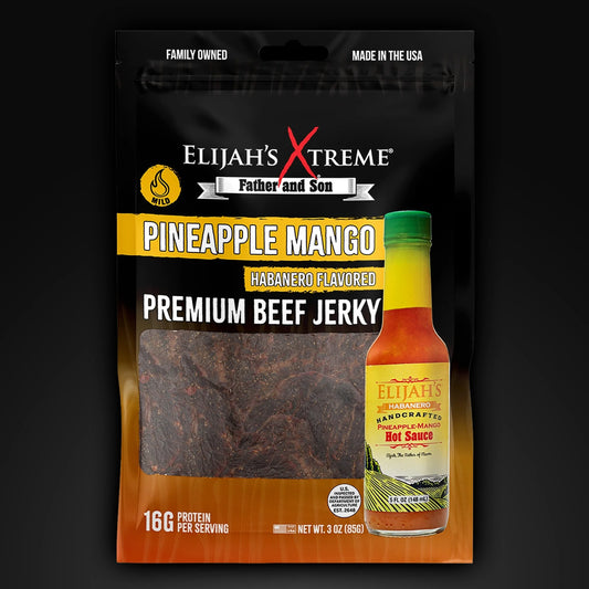 Pineapple-Mango Habanero Beef Jerky