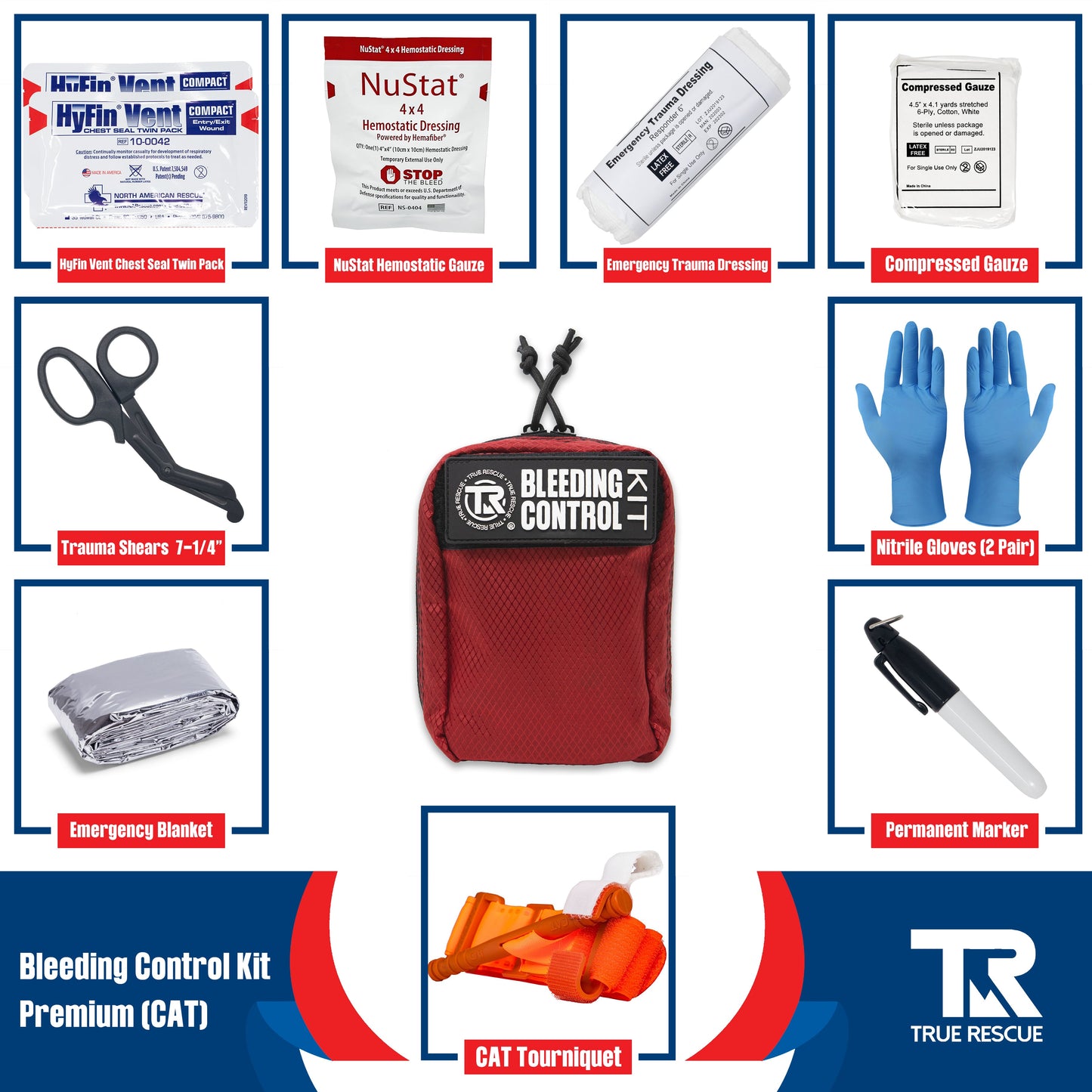 Bleeding Control Kit x2 With Wall Mount