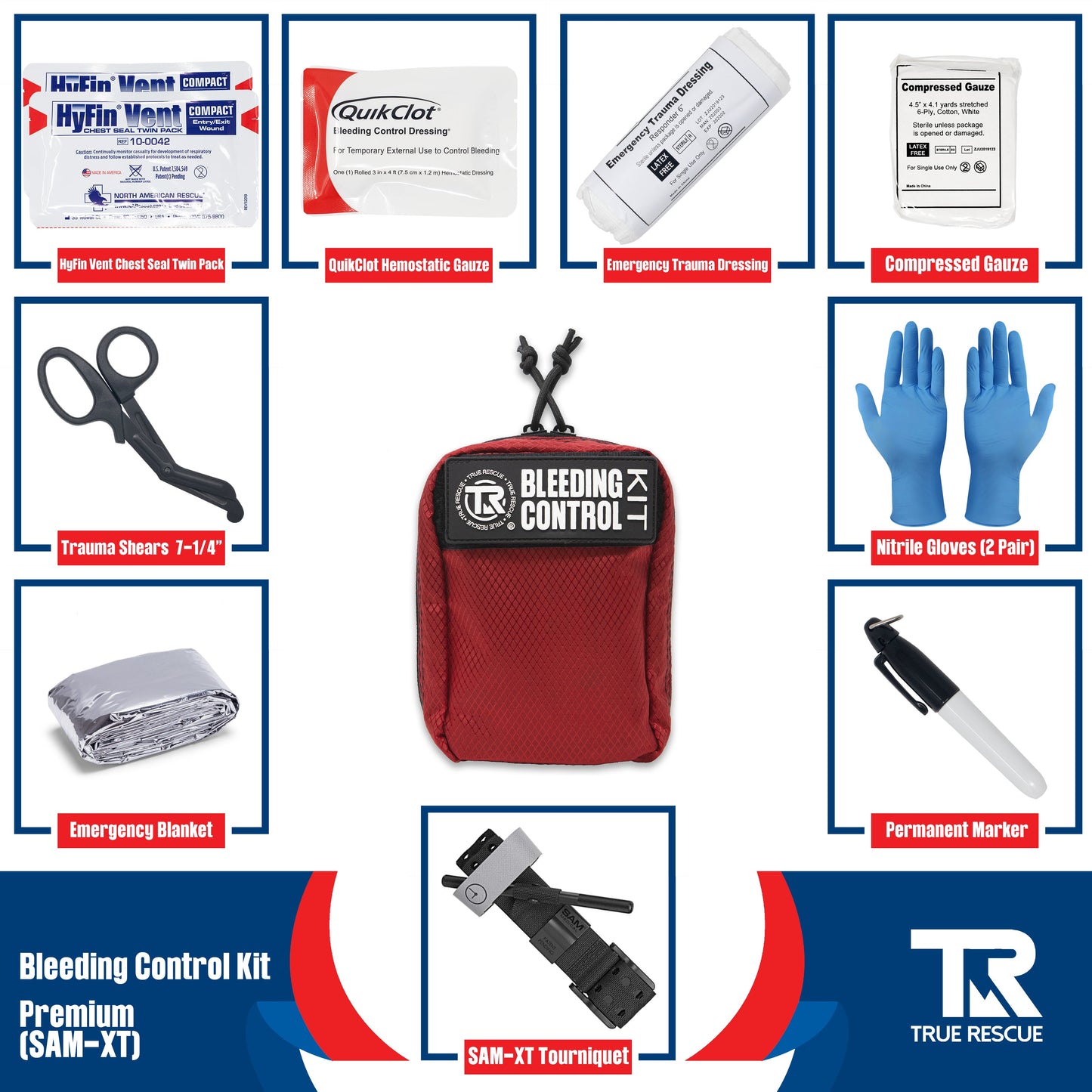 Bleeding Control Kit x2 With Wall Mount