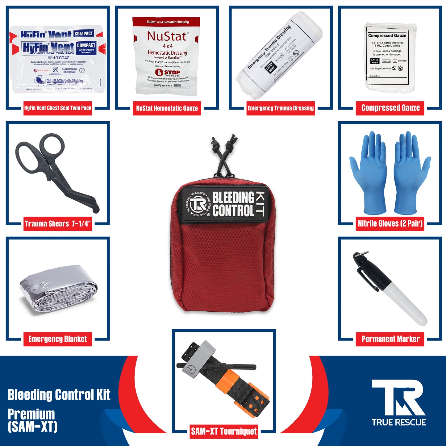 Bleeding Control Kit x2 With Wall Mount
