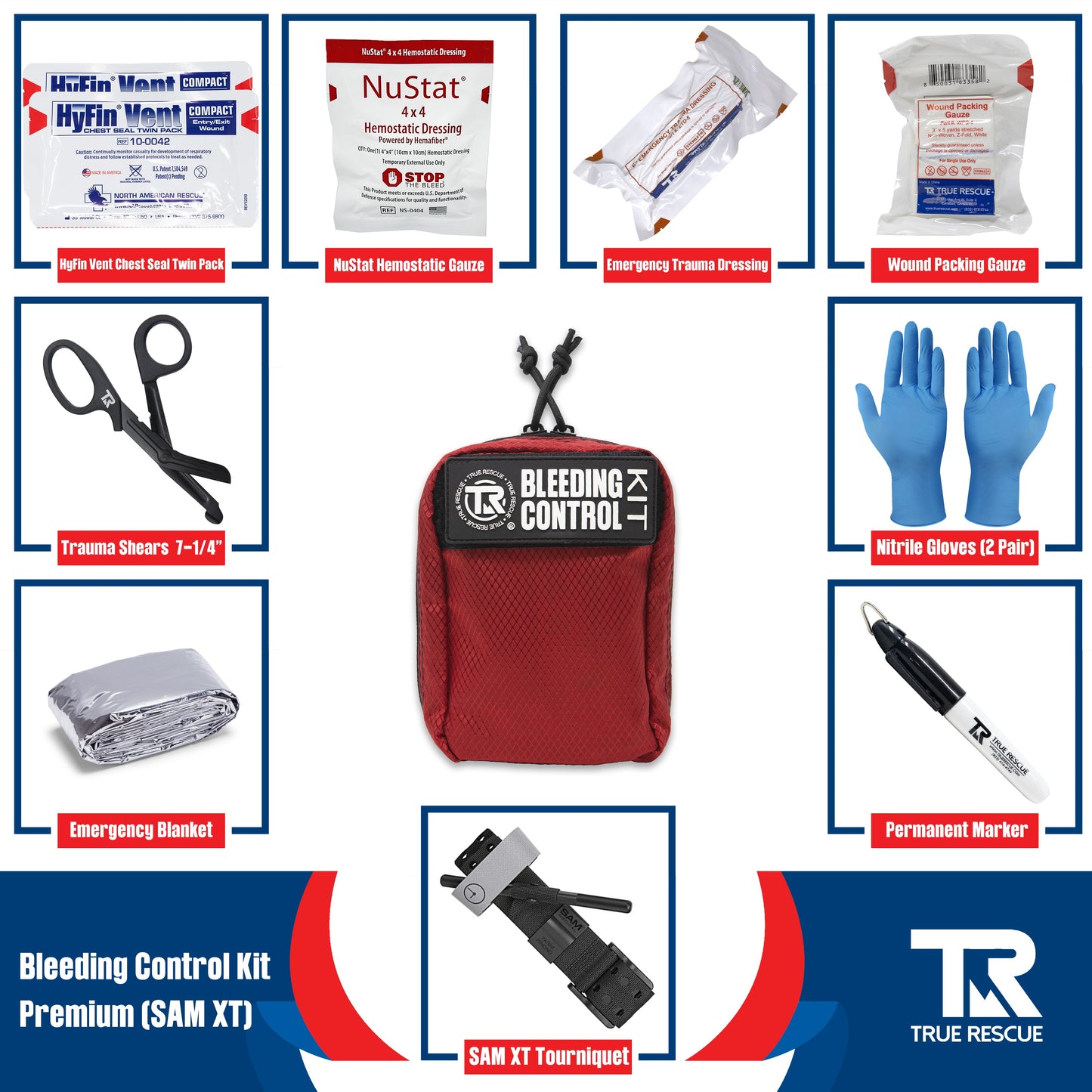 Bleeding Control Kit by True Rescue