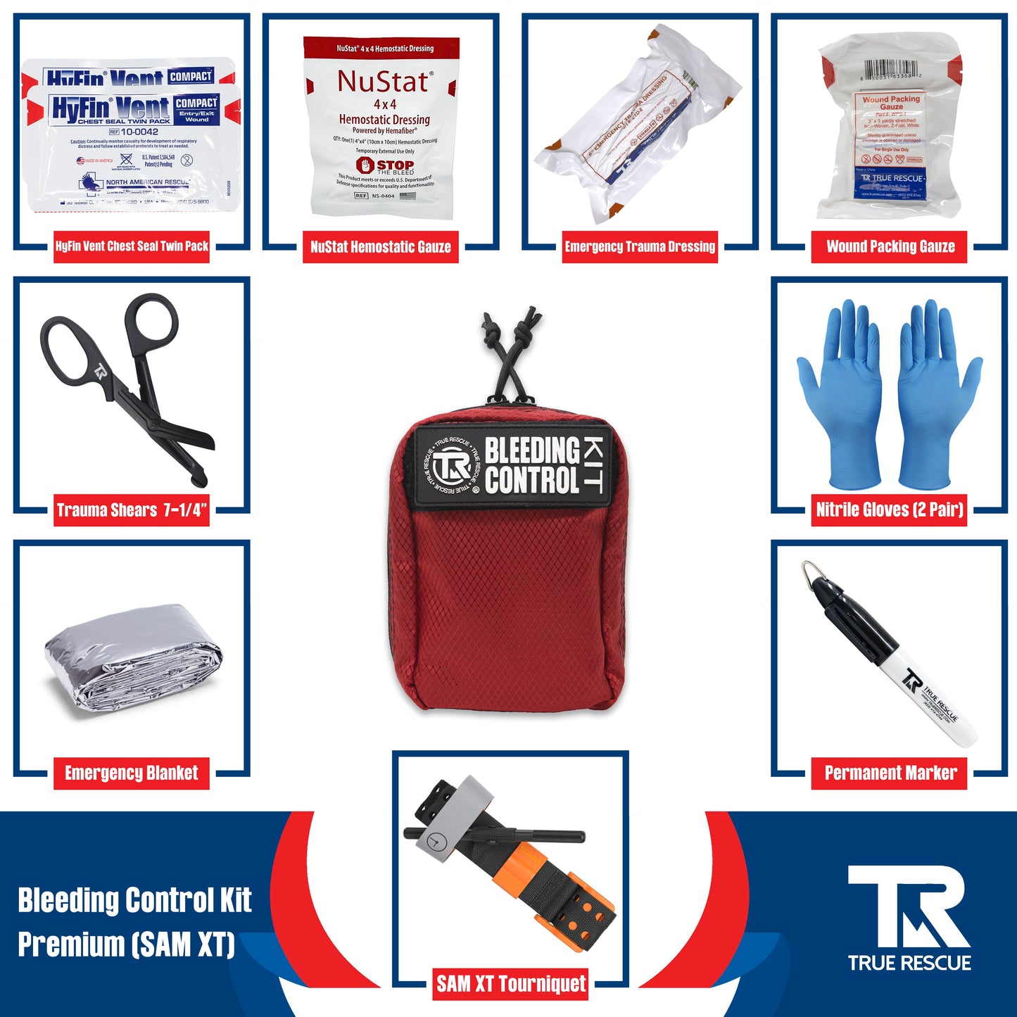 Bleeding Control Kit by True Rescue