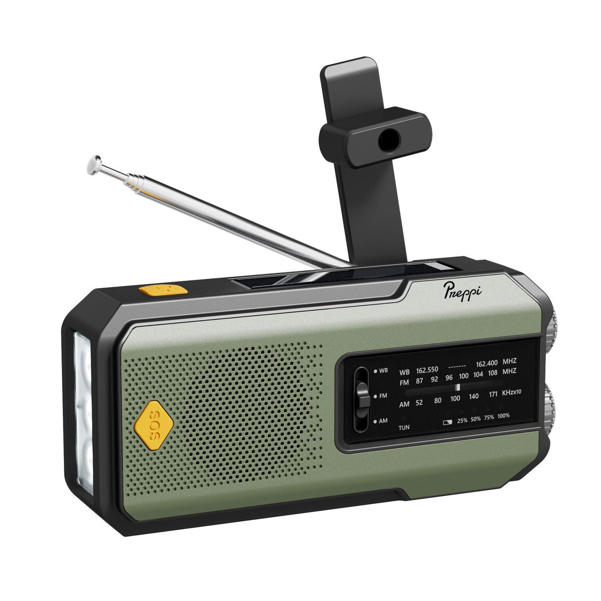 Preppi | Solar Phone Charger & Emergency Radio