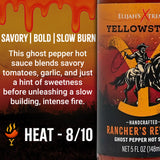 Yellowstone Hot Sauce Variety Pack 4 Bottles
