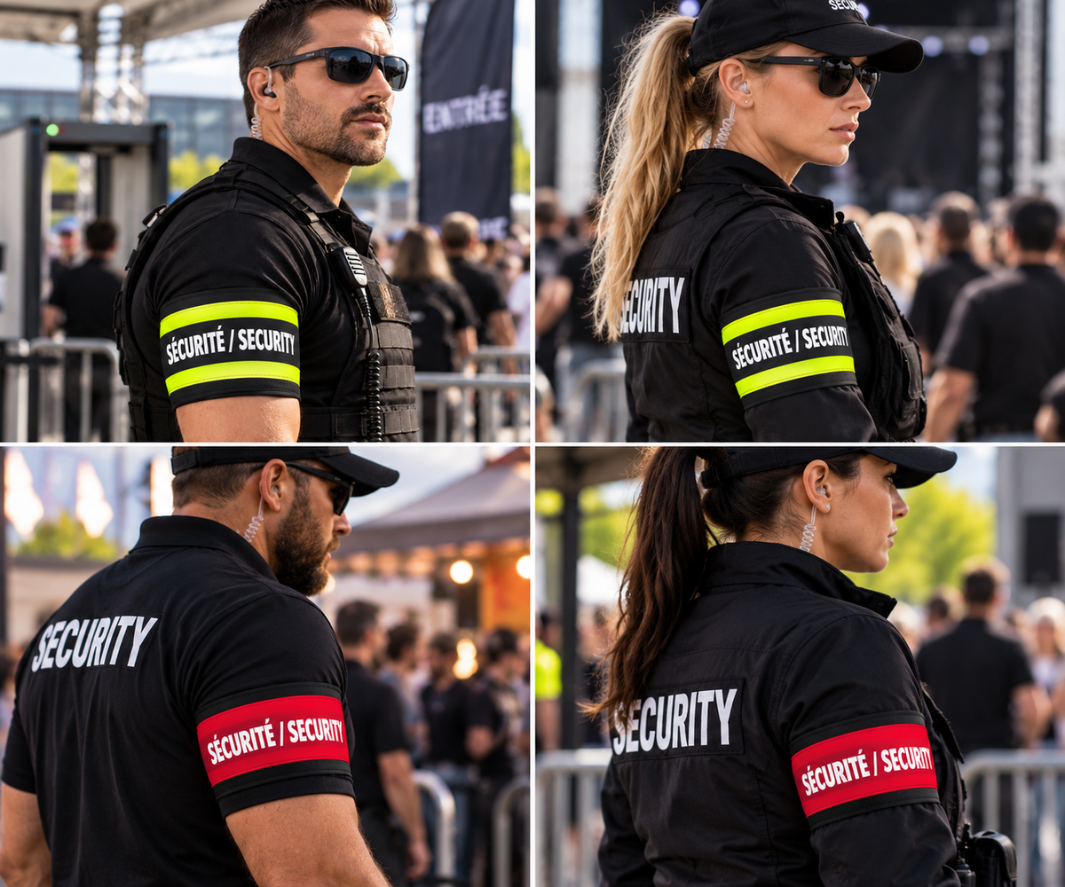 SECURITY / SECURITE Reflective Armband