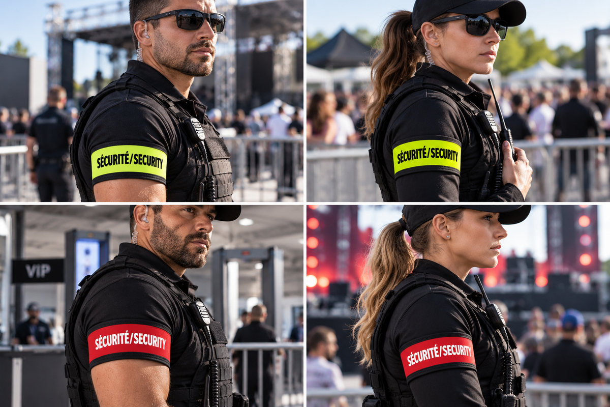 SECURITY / SECURITE Reflective Armband