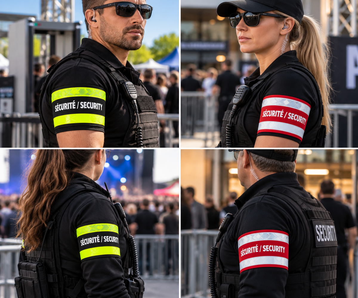 SECURITY / SECURITE Reflective Armband