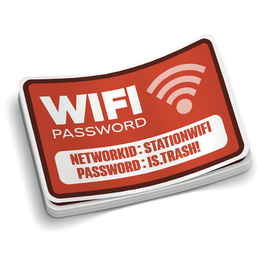 Firehouse Wifi | Funny Firefighter Stickers