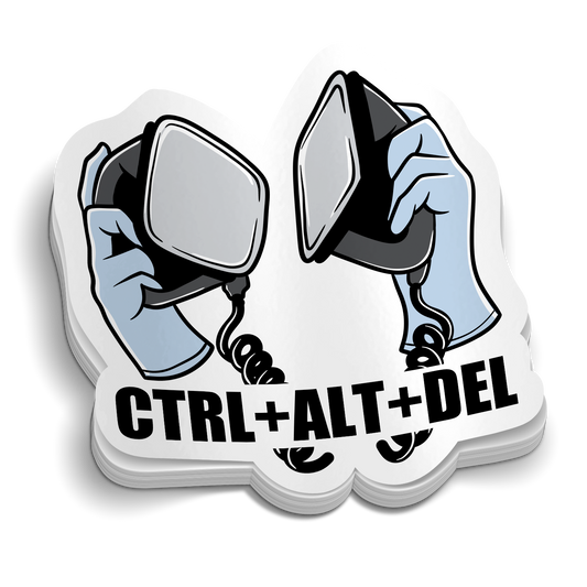Ctrl-Alt-Del Sticker