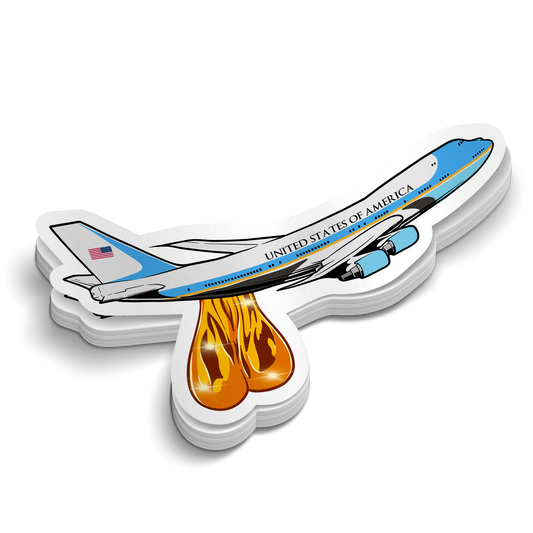 Air Force One - Funny Tumbler Stickers