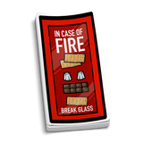 In Case Of Fire, Break Glass Sticker