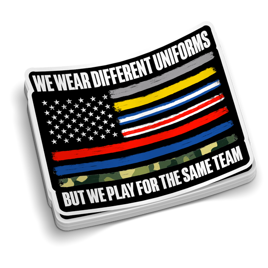 Different Uniforms | Funny Tumbler Stickers