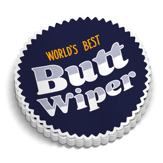Butt Wiper | Funny Medical Stickers