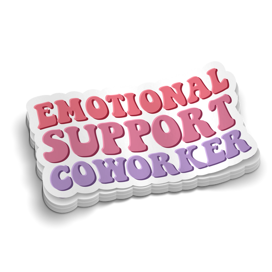 Emotional Support Coworker - Funny Stickers
