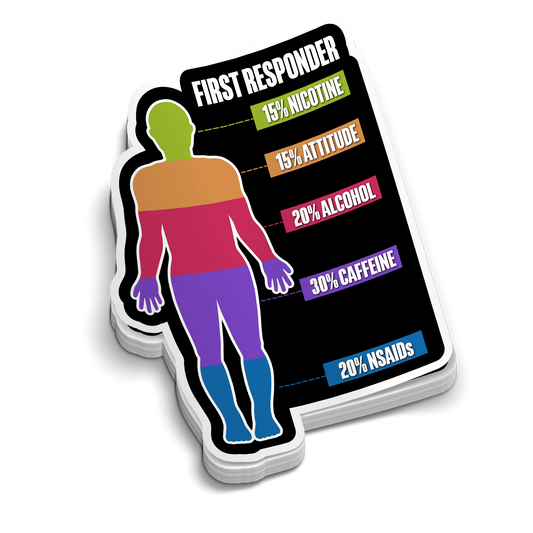 First Responders - Funny First Responders Stickers