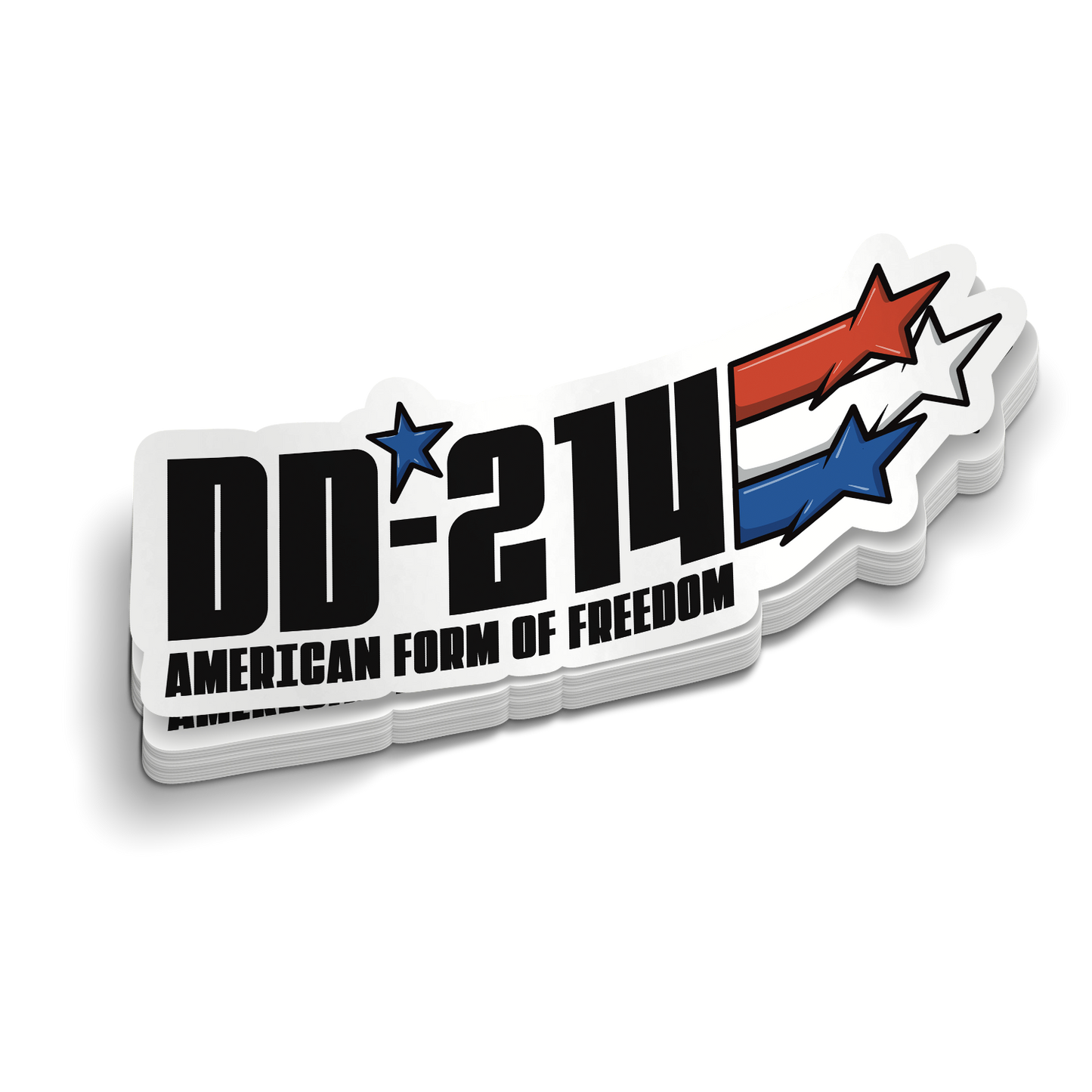 DD-214 Joe | Funny Military Stickers | Perfect for Tumblers