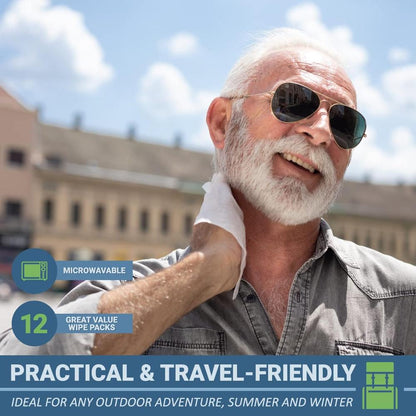 MedPride 8"x8" Bathing Wipes, 8 Counts / 12 box/ 2 box/case, 192 counts