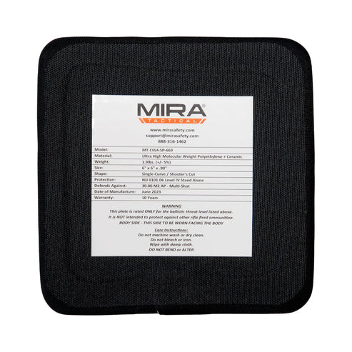 MIRA Tactical Level 4 NIJ Side Plates