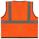 Safety Main 05EAMO Economy Vest, Class 2, All Mesh, Hi-Vis Orange, Pack of 5