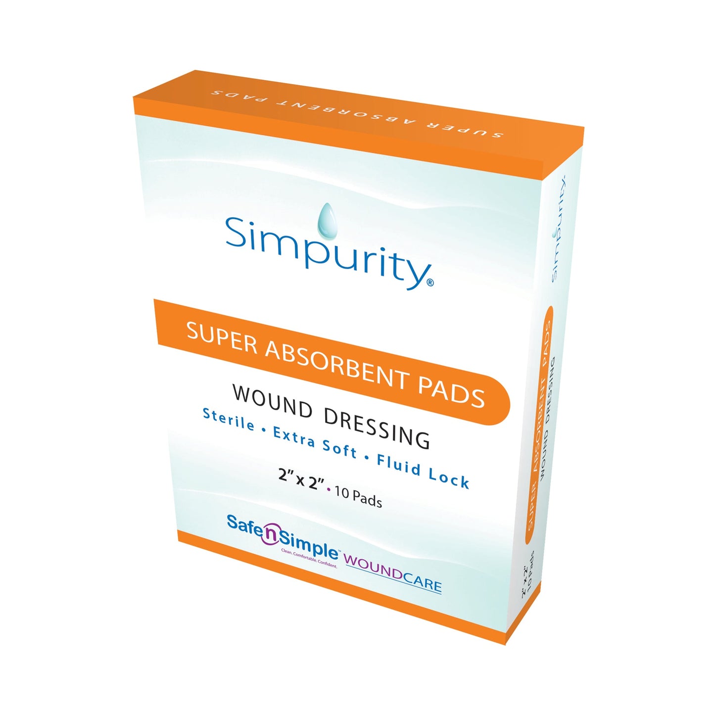 Safe N Simple Simpurity Super Absorbent Pad Wound Dressing (160 Count)