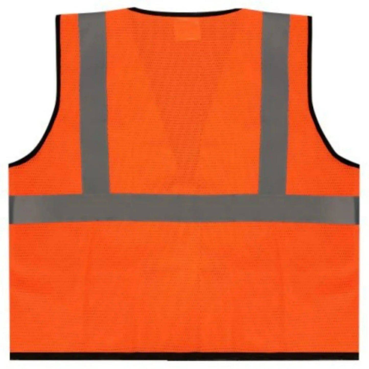Safety Main 05EAMO Economy Vest, Class 2, All Mesh, Hi-Vis Orange, Pack of 10