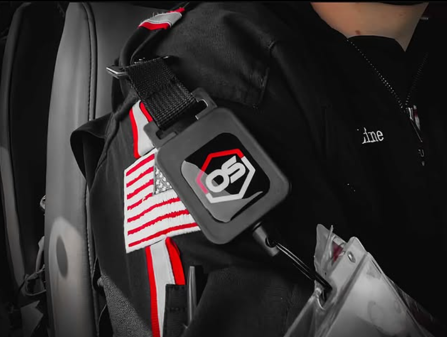 ONE SHEAR®️ tactical retention leash with belt clip and steel braided line